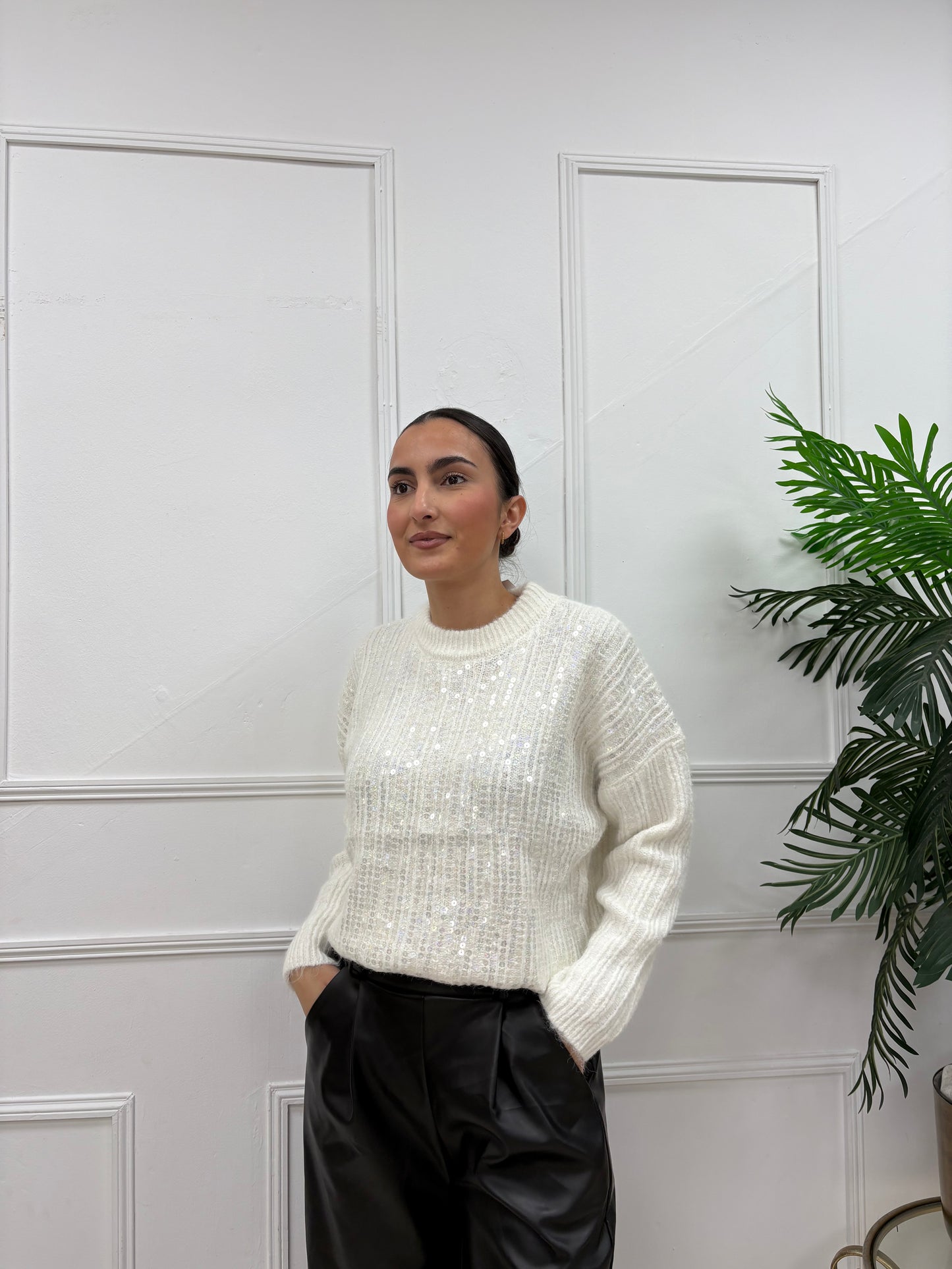 JERSEY BRILLO BLANCO