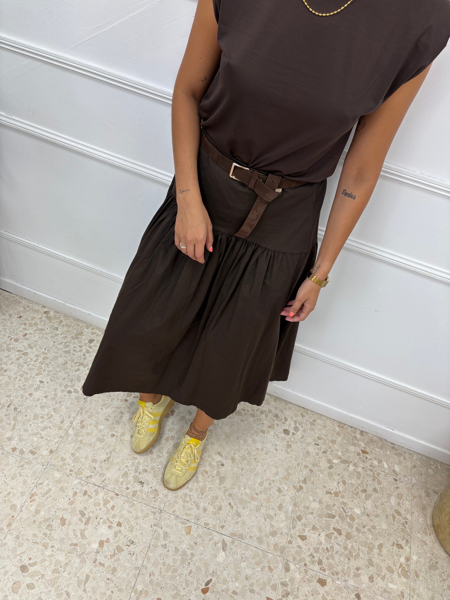 FALDA POPELIN