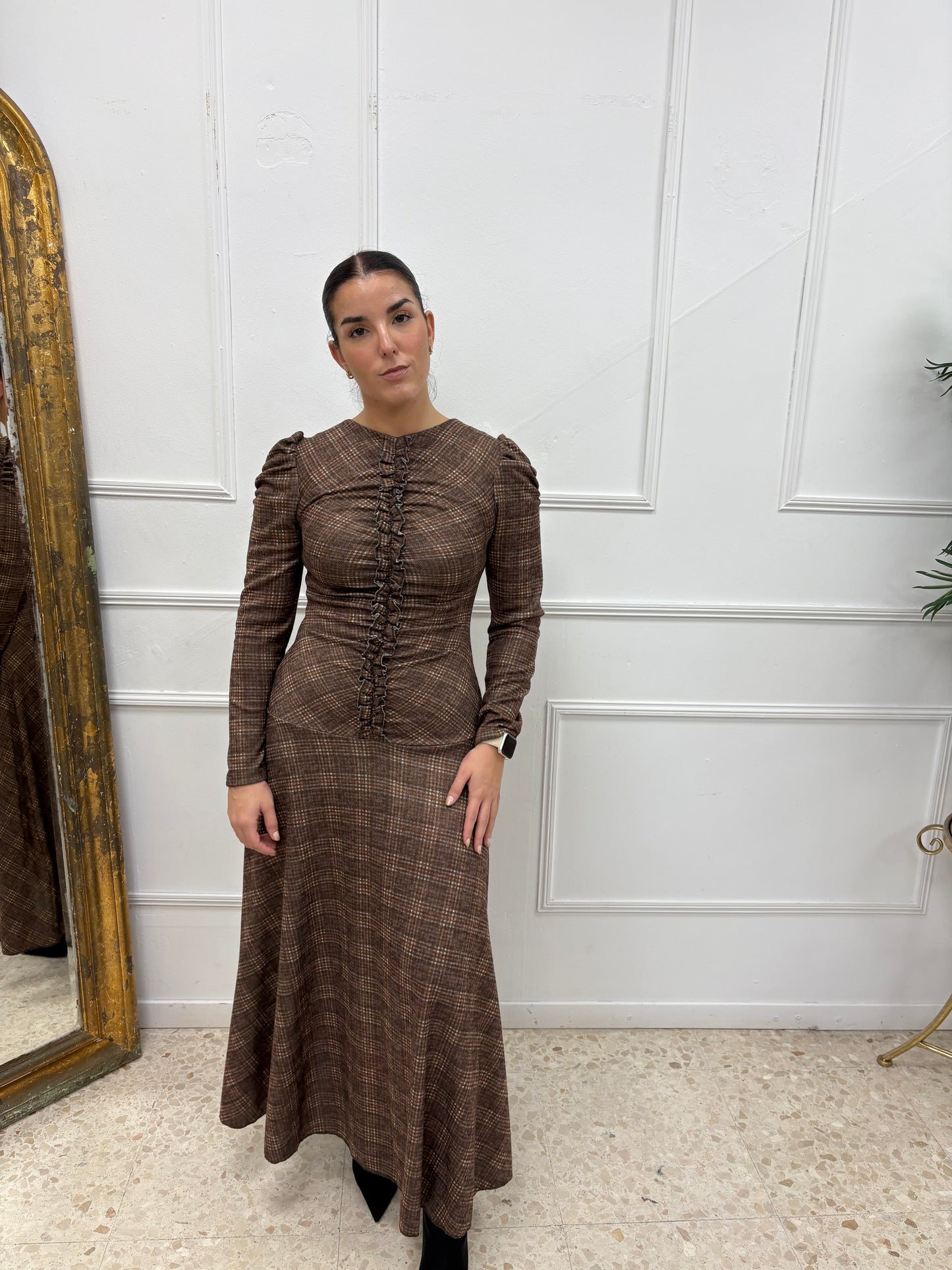 VESTIDOS MARÍA DRAPEADO