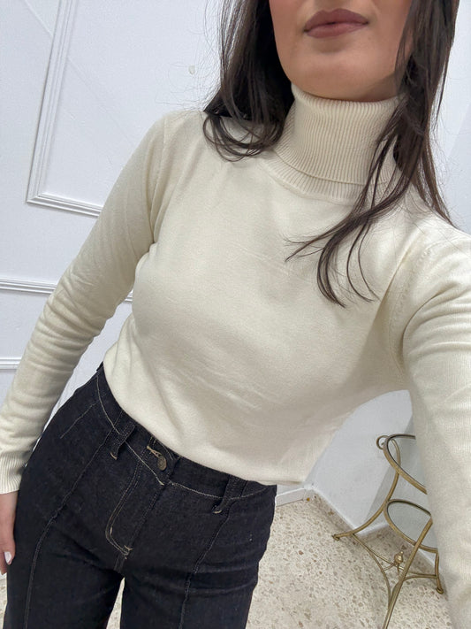 JERSEY CUELLO BEIGE