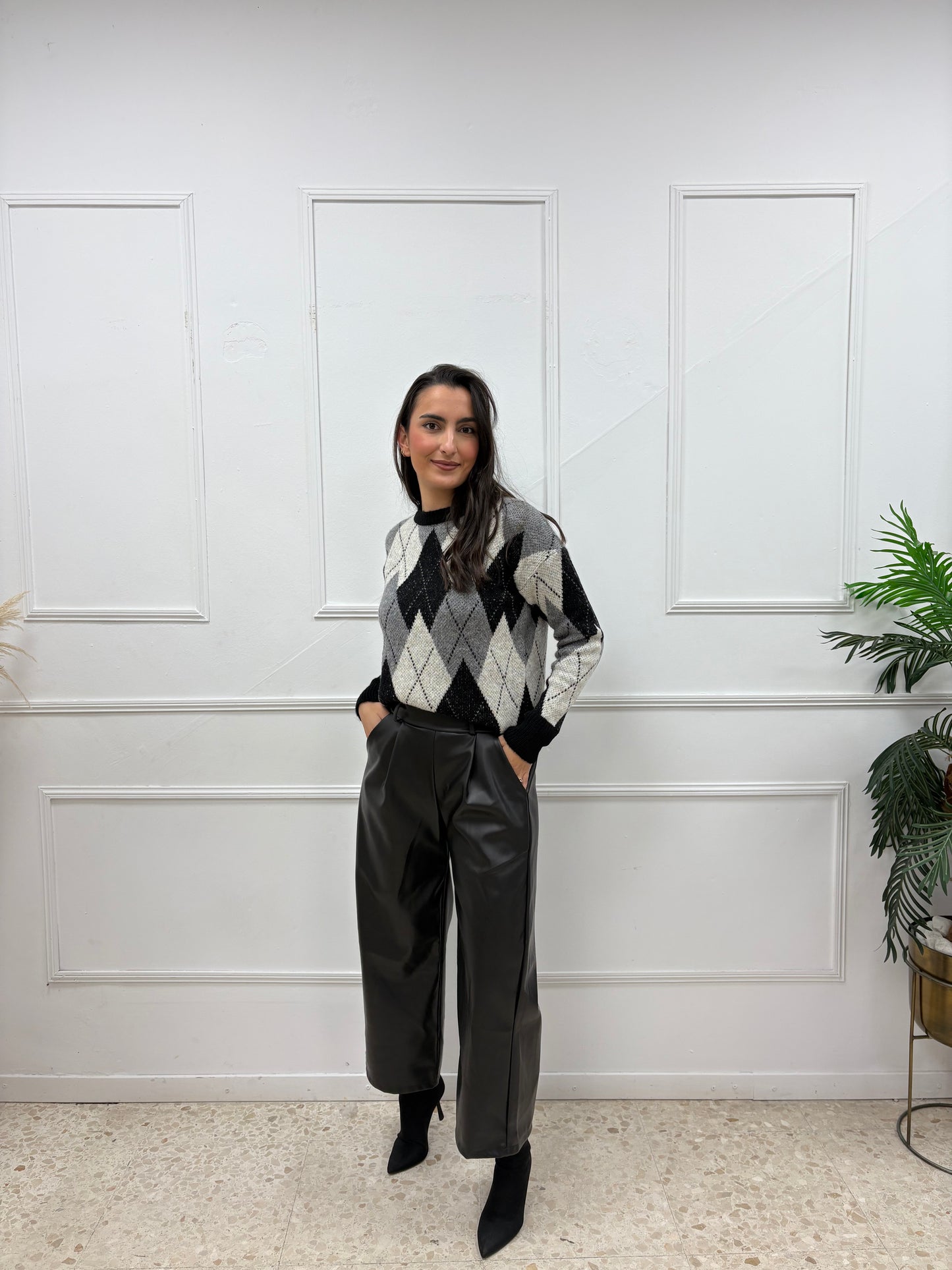 PANTALÓN PALAZZO POLIPIEL