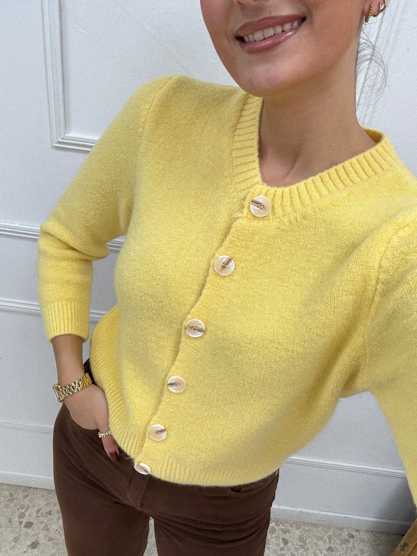CÁRDIGAN AMARILLO