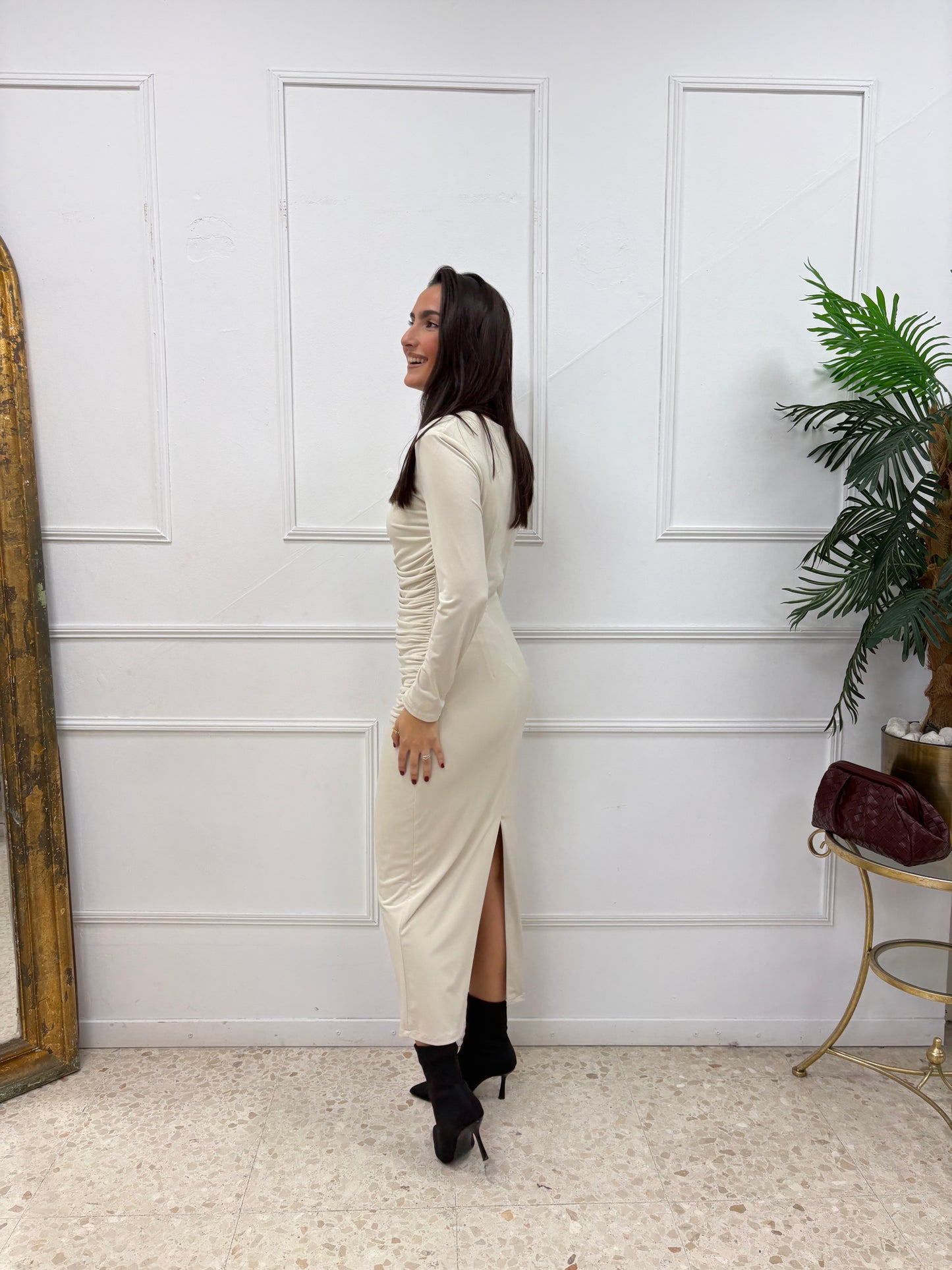 VESTIDO LOZANÍA BEIGE