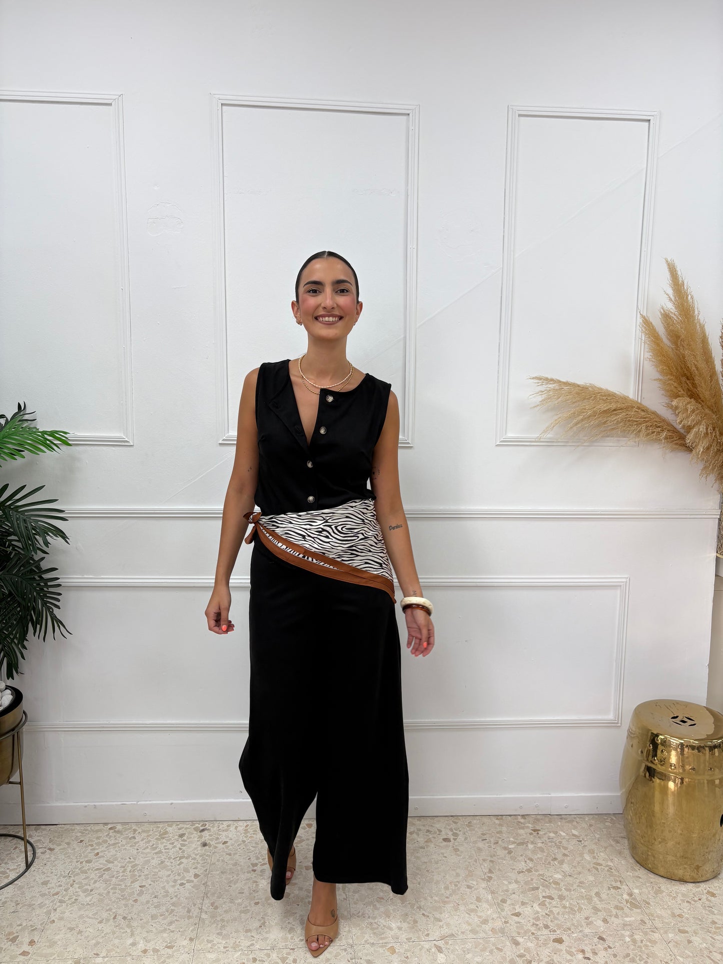PANTALÓN ANTE NEGRO