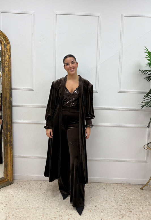 PANTALÓN TERCIOPELO CHOCOLATE