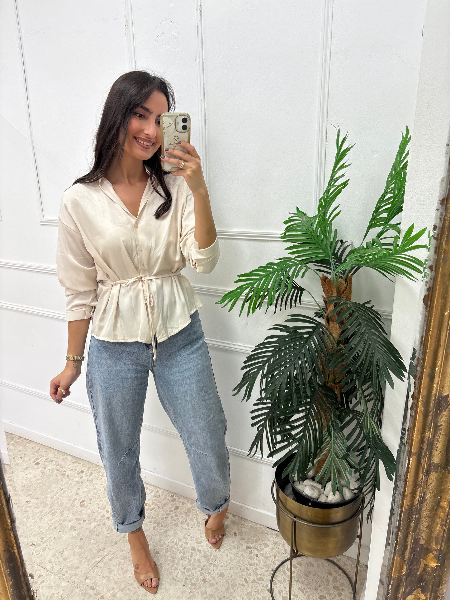 CAMISA JULIA BEIGE