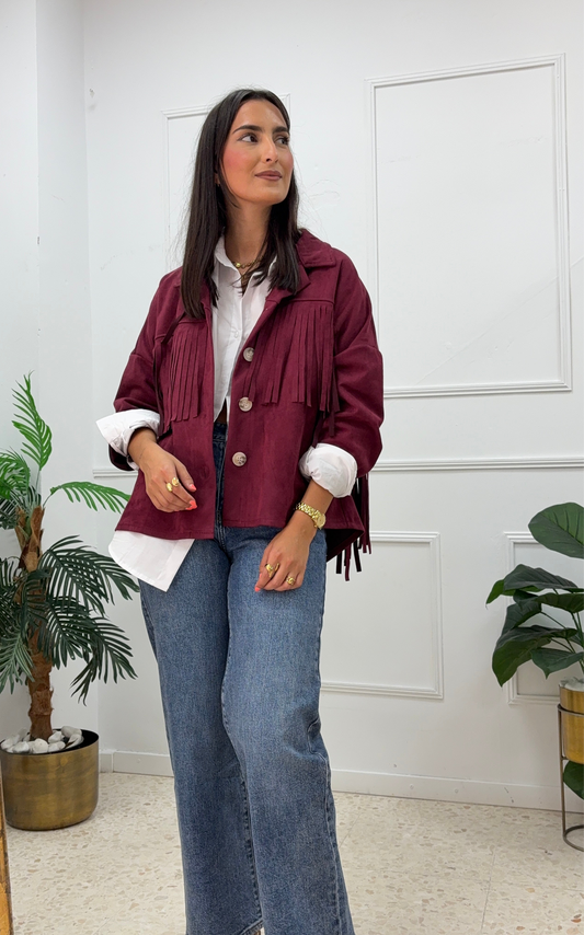 CHAQUETA ANTE FLECOS