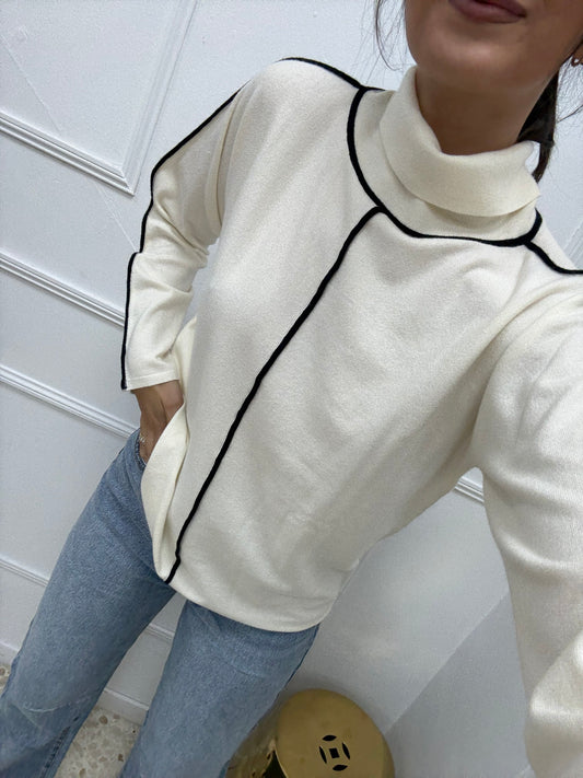 JERSEY BICOLOR CUELLO