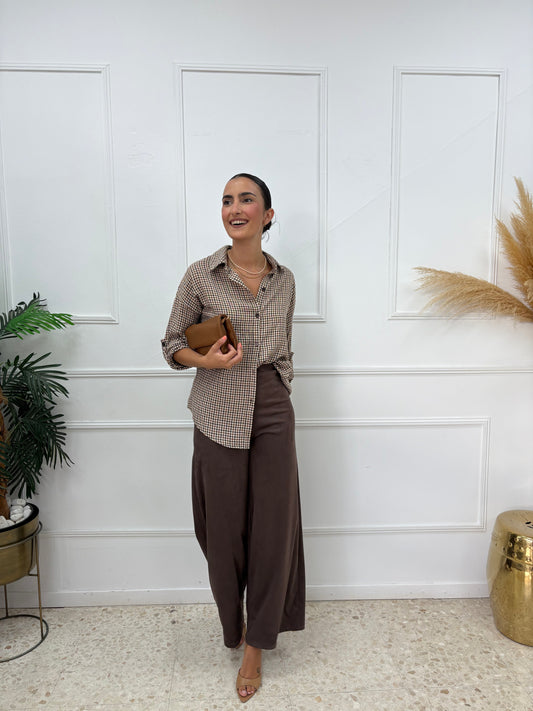 PANTALÓN ANTE MARRÓN