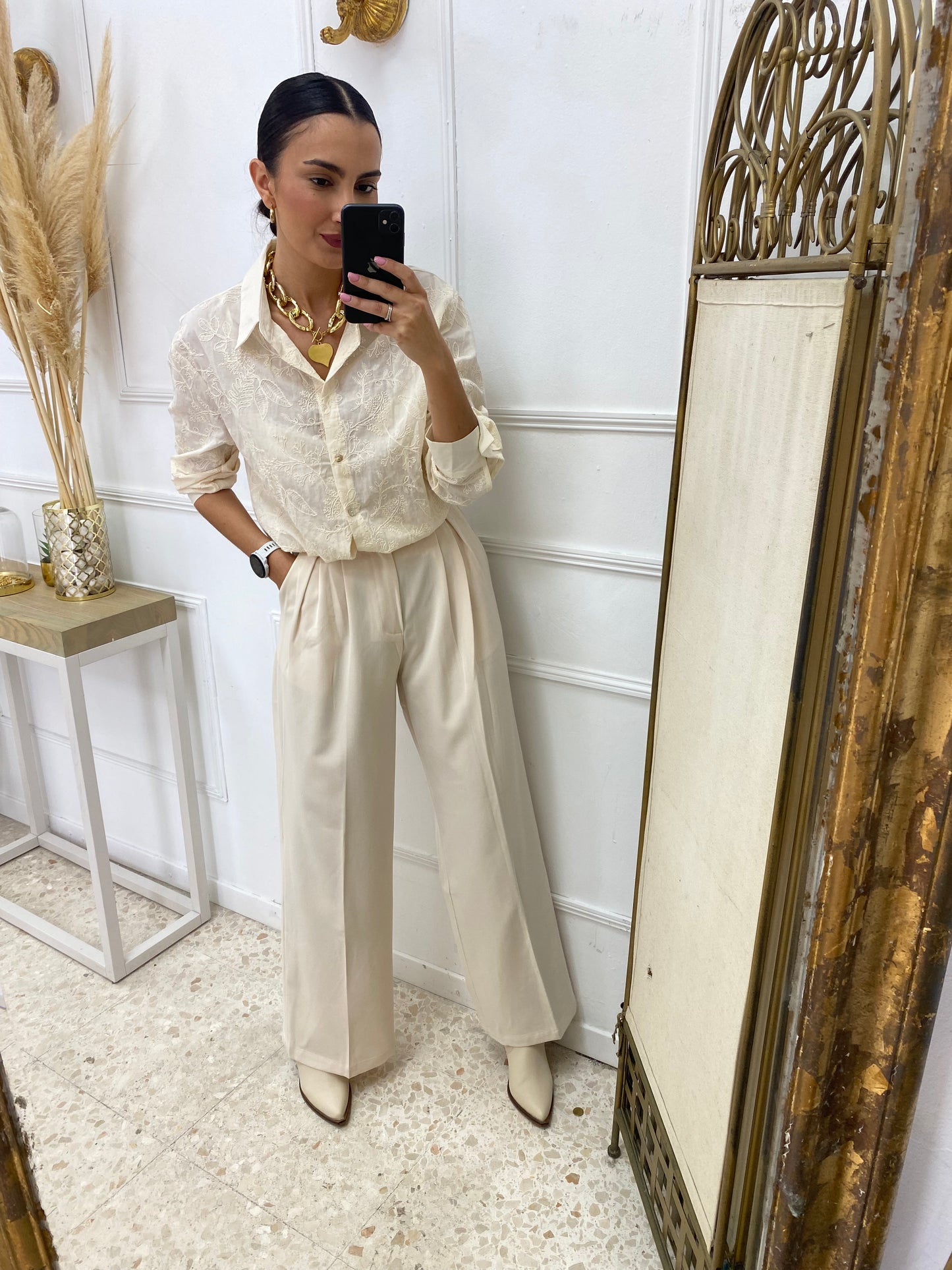 PANTALÓN SUIT BEIGE